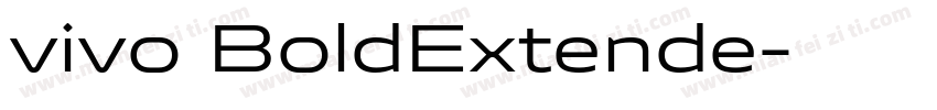 vivo BoldExtende字体转换